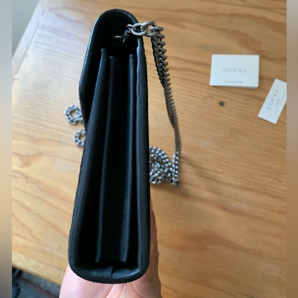 Authentic Gucci GG Dionysus Suede Chain Wallet Small Crossbody Shoulder Bag EUC - Picture 7 of 16